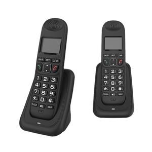 Téléphone <span class=keywords><strong>sans</strong></span> <span class=keywords><strong>fil</strong></span> D1003 avec identification de l'appelant, haut-parleur, écran rétroéclairé, combiné DECT simple de base - Product Image 3