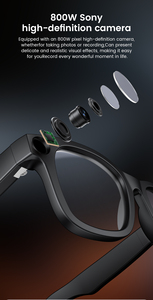 Lunettes intelligentes de traduction IA de haute technologie avec caméra de traduction vidéo et <span class=keywords><strong>application</strong></span>, lunettes intelligentes IA avec lentilles à changement de couleur - Product Image 2
