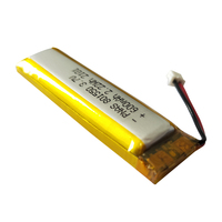 Pochette de batterie semi-solide rectangulaire 3.7V 490mAh 601752 cathode PNAS NMC rechargeable 300 Cycles -20 ~ 60C