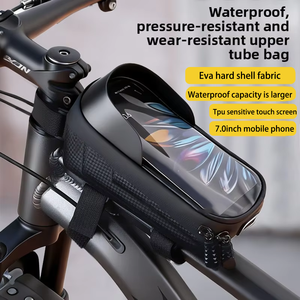 Nouvelle <span class=keywords><strong>Sacoche</strong></span> de Vélo Étanche à Coque Rigide pour Tube Supérieur, Guidon ou Selle, 1L, pour Rangement et Téléphone, pour <span class=keywords><strong>VTT</strong></span> - Product Image 3