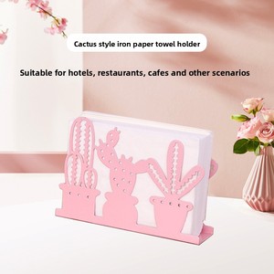 Portatovaglioli Verticale in Metallo Stile Nordico, Porta Fazzoletti a Colore Unico, Portatovaglioli Angolare a Ventaglio, Creativo per Ristoranti - Product Image 4