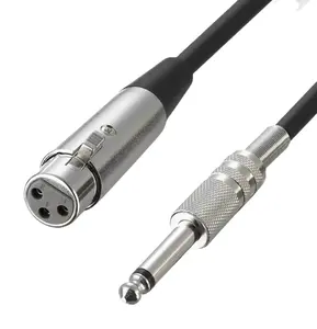 Cheap Price 3 pin Custom XLR to 6.35Mmm TRS Audio Adapter Male To Female 6.35mm Stereo pvc jacket