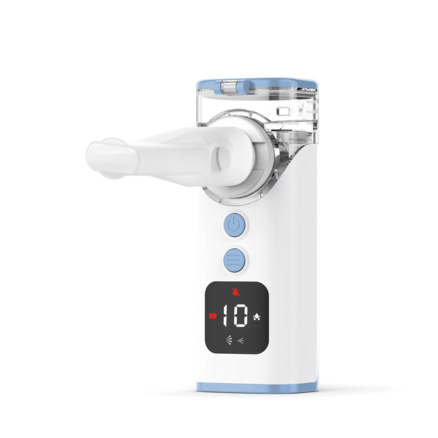 Ultra-Quiet Mesh Nebulizers Ultrasonic Inhalator Digital Portable Nebulizer Machine for Asthma