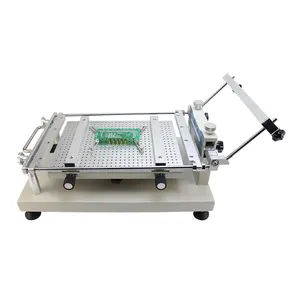 电子生产机械手动无框焊膏模板打印机台式印刷电路板模板打印机用于Smt生产