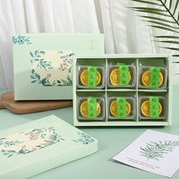 Stock en papier cartonné blanc Muffin Mousse Pâtisserie Macaron Buns Mooncake Dessert service à thé boîte cadeau de luxe