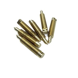 Taper <b>Pins</b> Brass Precision Machined Tapered Head General Use Custom OEM Processing - Product Image 1