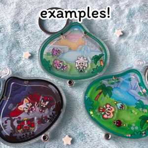 OEM Odm อะคริลิคสแตนดี้แบบกำหนดเองได้ ชิ้นส่วนตกแต่ง Chao Garden Shaker Charm - Product Image 4