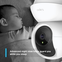 Cámara Wi-Fi TP-Link Tapo C230 Interior 2K con Giro/Inclinación y Detección de Personas/Mascotas/Vehículos, Compatible con Redes Cableadas, Compatible con TC70/71/72