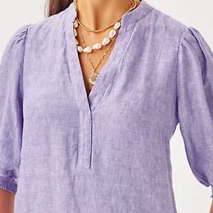 Vestido de Lino de Verano 2025 para Mujer, Color Sólido, Cuello en V, Estilo Holgado para Vacaciones - Product Image 4