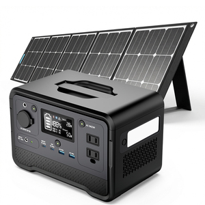Générateur solaire, système de stockage d'énergie renouvelable, stations d'alimentation portables, batterie de secours, LiFePO4, station d'alimentation portable 350W - Product Image 2