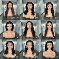 20 pouces naturel suisse HD 13x4 brésilien naturel os droit perruque de cheveux humains 100% vierge cheveux humains en gros perruques de cheveux vierges
