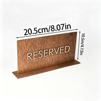 Panneau de table en bois personnalisé découpé au laser avec lettres en relief pour restaurant, mariage, événementiel