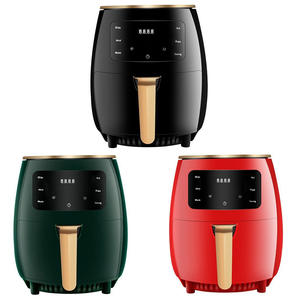 Friteuse à air 6L électrique avec écran tactile et revêtement céramique, ronde, pour usage domestique - Product Image 1