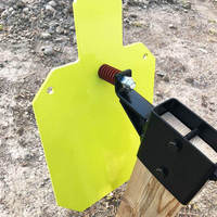 Support de cible de tir à l'arc en acier AR500, système de fixation DIY 2x4 pour la pratique du tir en extérieur