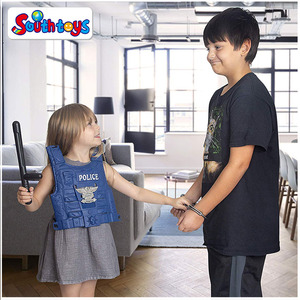 Kit de jouets de costume de policier d'école pour enfants de 14 pièces pour jeu de rôle - Product Image 2