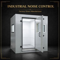 Enceinte acoustique industrielle sur mesure entièrement scellée insonorisée pour équipement de ligne de production industrielle