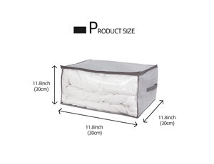 Panier de rangement pliable, livraison gratuite, sous le lit, conteneur avec tissu Durable pour vêtements, chaussures, jouets, couverture, chiffons - Product Image 2