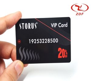 Nhà Máy Bán Buôn Tùy Chỉnh In PVC Gift Card VIP Thành Viên Trung Thành Thẻ Chữ Ký Bảng Điều Khiển Với Embossed Số - Product Image 3