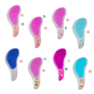Nouveau peigne transparent de dessin animé, peigne de massage, peigne à cheveux en plastique mignon pour enfants avec coussin d'air, produits en plastique - Product Image 1