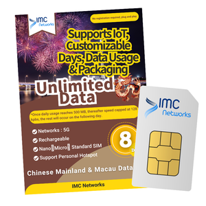 Carte SIM IoT 4G 5G personnalisée pour la Chine continentale et Macao, 7 jours, 5 Go de données en itinérance, garantie 1 an, revendeur physique/eSIM - Product Image 4