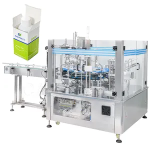 Semi Automatic Conveyor Belt Bottles Carton Packing Vertical Multi Function Cartoning Machine