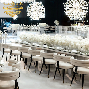 Silla Vip usada venta patas de metal negro fiesta banquete para boda - Product Image 1