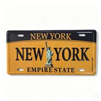 Aimants de réfrigérateur personnalisés en métal avec logo, souvenirs touristiques de New York, artisanat sur mesure, aimants de réfrigérateur souvenirs de ville