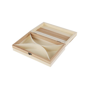Cajas de regalo de madera natural hechas a medida, cajas de almacenamiento para joyas, cajas de almacenamiento modulares, cajas de almacenamiento creativas con divisores de madera maciza - Product Image 2