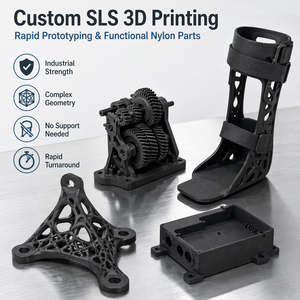 Impresión 3D en Metal SLS, Prototipo Personalizado, Mecanizado CNC, Moldeo por Inyección de Plástico, Fundición al Vacío de Silicona, Prototipos Rápidos - Product Image 1