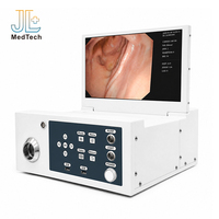 Système d'endoscopie électronique vétérinaire JLE-V1000, appareil de diagnostic médical portable, construction en métal et plastique, garantie 1 an