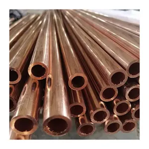 Factory price Small and Large Diameter copper tubes round shape polished soft straight 5mm 12mm copper tube pipes