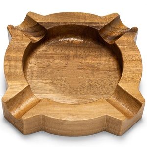 Cenicero de Lujo de Madera Maciza de 4 Piezas para Accesorios de Cigarros, para Uso en el Hogar o en Hoteles - Product Image 5