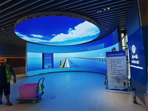 Pantalla LED Curva Flexible para Interiores P2, Pared <span class=keywords><strong>de</strong></span> Fondo Publicitaria Curva, Fondo Dinámico con Video 8K - Product Image 5