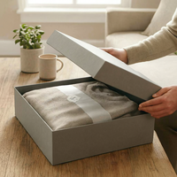 Boîte magnétique rigide biodégradable et écologique avec doublure en éponge, estampage à chaud en feuille d'or, laminage brillant pour l'emballage des maillots de bain