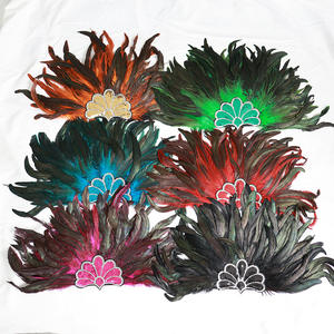 <span class=keywords><strong>Coiffe</strong></span> en plumes de festival, carnaval brésilien, plumes de coq, accessoire de scène, <span class=keywords><strong>d</strong></span>écoration de Noël, bandeau - Product Image 2