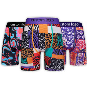 Calzoncillos Boxer Personalizados CELINNE para Hombre, Sin Costuras, Pierna Larga, Transpirables, de Secado Rápido, Ropa Interior Deportiva Masculina - Product Image 3