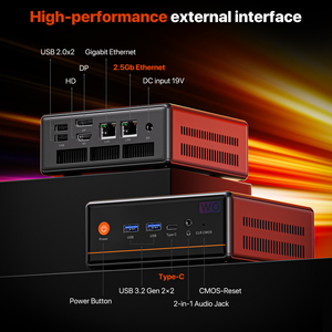 มินิพีซีเกมมิ่ง Ryzen5 5600H GDDR4 32GB 1TB SSD รุ่น R5 5600H พร้อม Wifi 6.0 BT5.2 Dual Lan สำหรับ Windows11 - Product Image 4