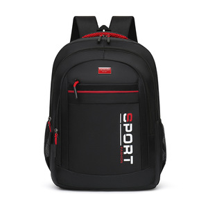 Sport <b>Backpack</b> <b>Black</b> Waterproof Computer Compartment Unisex Casual Travel Bag Spring 2024 - Product Image 5