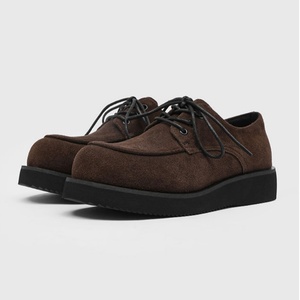 Nuevos Zapatos de Vestir Casuales Retro para Hombre, Zapatos Derby de Cuero de Lujo con Suela Gruesa Personalizada que Aumentan la Altura - Product Image 5