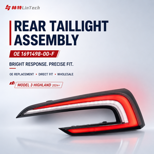 Feu arrière gauche LinTech, référence OE 1691498-00-F, pour <span class=keywords><strong>Tesla</strong></span> <span class=keywords><strong>Model</strong></span> <span class=keywords><strong>3</strong></span> Highland 2024 Plus – Vente chaude - Product Image 4