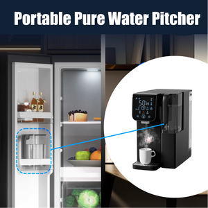 100GPD truy cập hàng đầu Máy nước nóng điện nước Cooler thẩm thấu ngược nước Dispenser máy với TDS hiển thị xách tay bình - Product Image 6