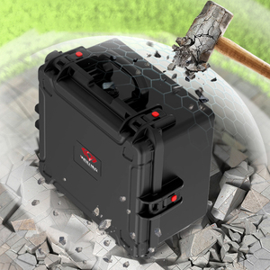 Su geçirmez ISO9001 İzle vaka aksesuar araç uçuş plastik kasa fotoğraf ekipmanları köpük ile koruyucu taşıma çantası - Product Image 6