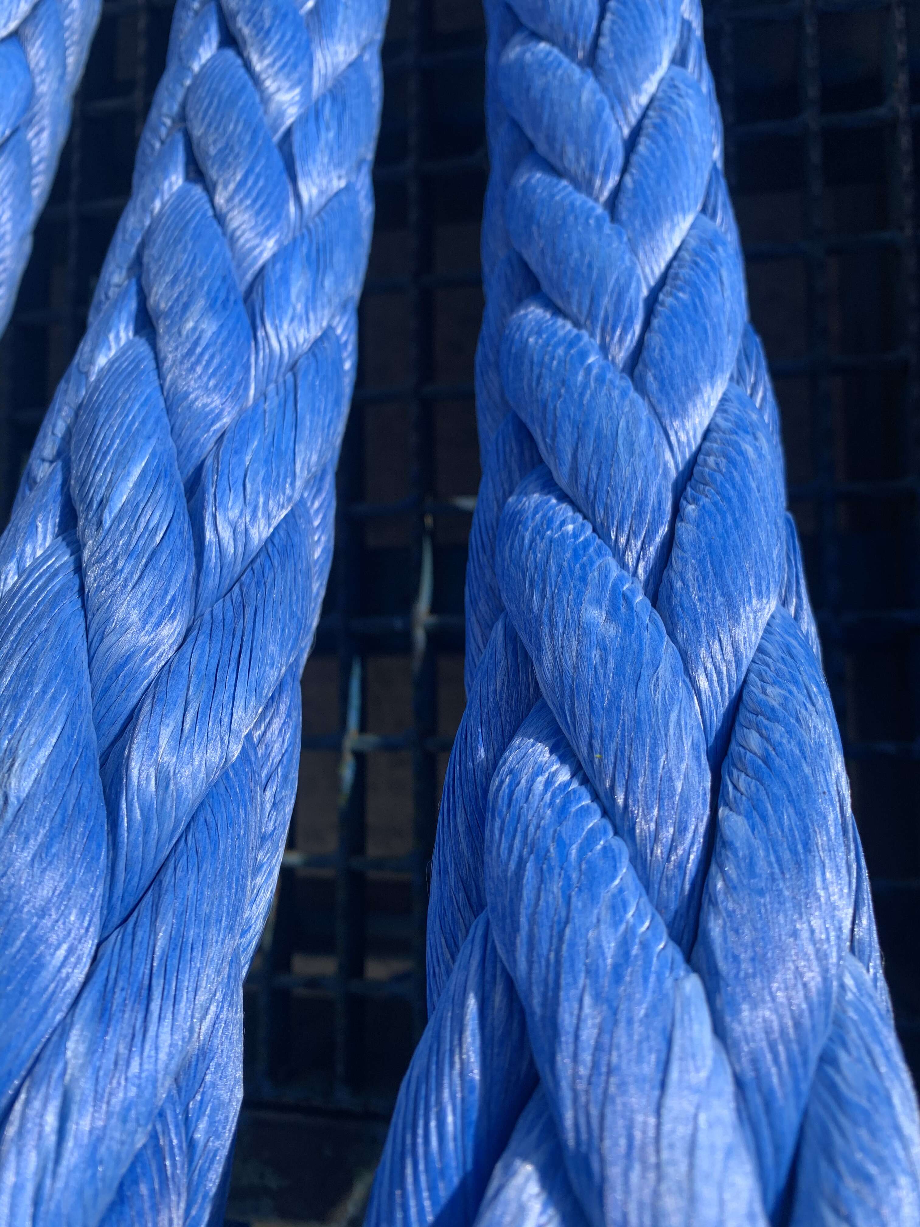 Yellow Marine 12 Strand Mooring Rope Braided Uhmwpe ABS Approved