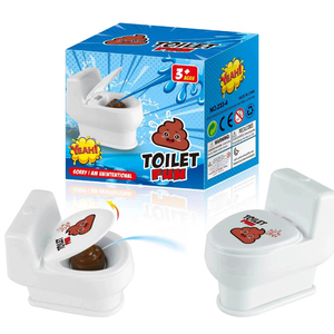 Jouet de pulvérisation d'eau en plastique amusant pour garçons, mini toilette, nouveauté, vente chaude TikTok - Product Image 2
