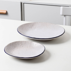 Cao Cấp Phát Hiện Men Trắng Nhà Hàng Tiệc Cưới Sang Trọng Tấm Bộ Đồ Ăn Bằng Sứ - Product Image 4