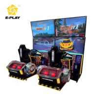 Machine d'arcade de divertissement Eplay Factory, simulateur de jeu de conduite de voiture à monnayeur, écran HD 65 pouces, machine de jeu de course