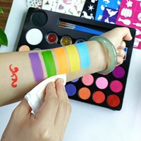 Kits de peinture faciale non toxiques pour enfants avec 26 couleurs à base d'eau, craie pour cheveux, maquillage à séchage rapide pour peaux sensibles