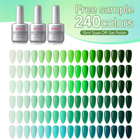 RONIKI En gros Vernis à ongles gel couleur classique sans HEMA et TPO 15ml, Soak Off, durcissement UV LED, pour manucure en salon et usine