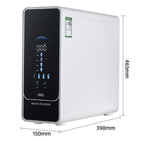 Purificador de Agua RO sin Tanque para Cocina, Filtración Multietapa, 600G, Alto Flujo, 4 Niveles, Filtro de Ósmosis Inversa para Consumo Directo Bajo el Fregadero
