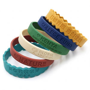 Braccialetto Personalizzato Luminoso al Buio, Cinturino da Polso in Silicone, Portachiavi in Silicone, Braccialetti in Silicone con Logo Personalizzato - Product Image 2